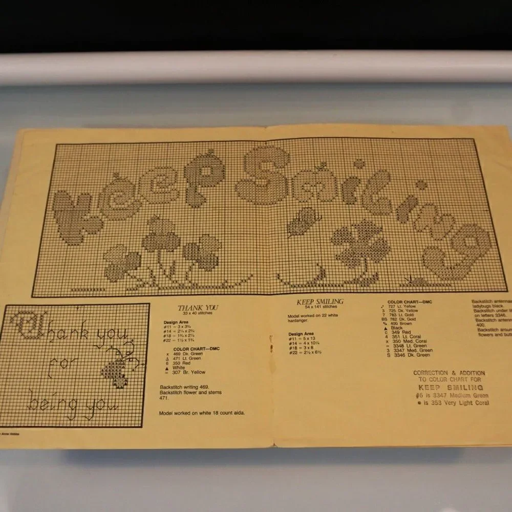 Friends For Keeps by Rose Anne Hobbs Quilting Cross Stitch Patterns Leaflet 1981